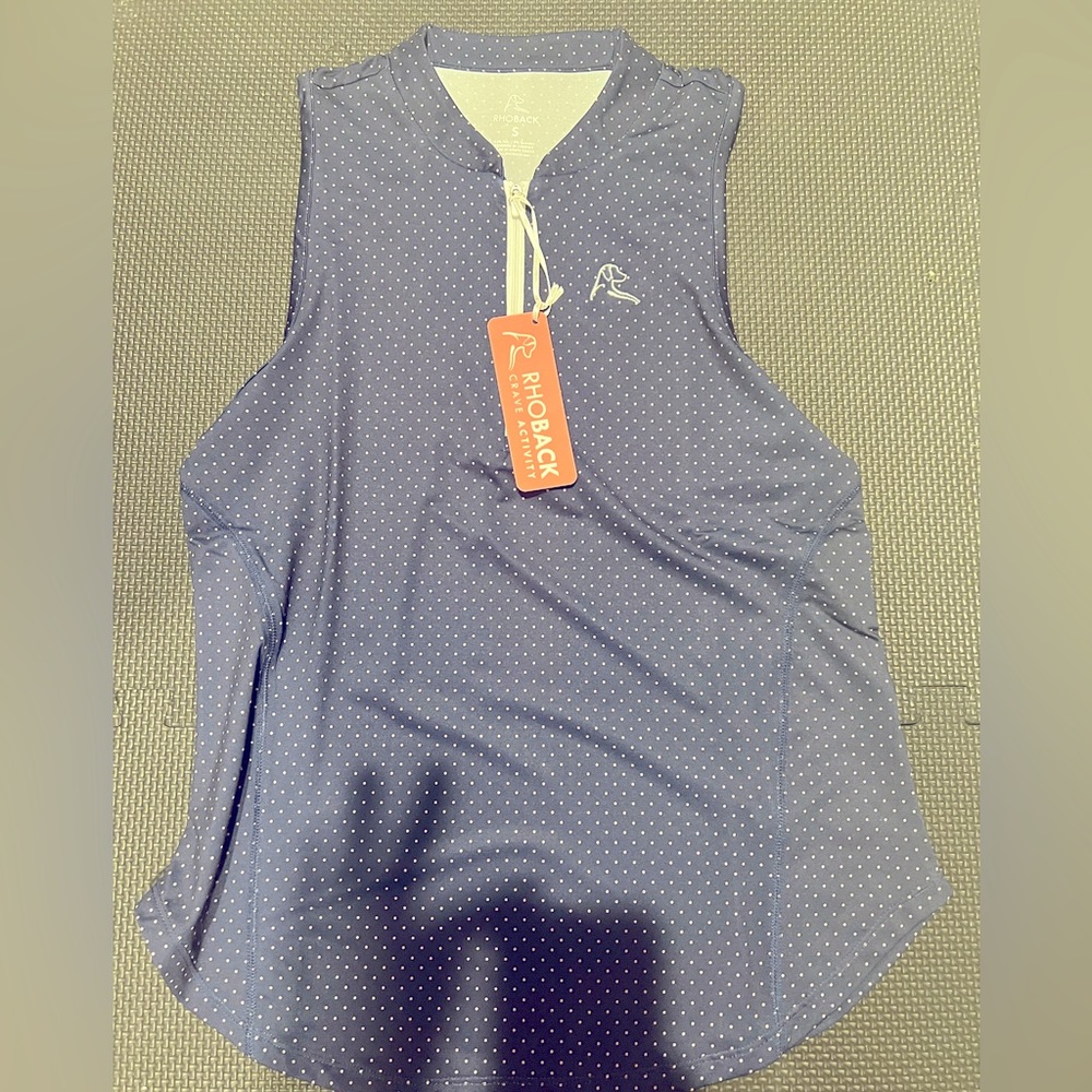 Rhoback - Women’s sleeveless polo “the Diana”